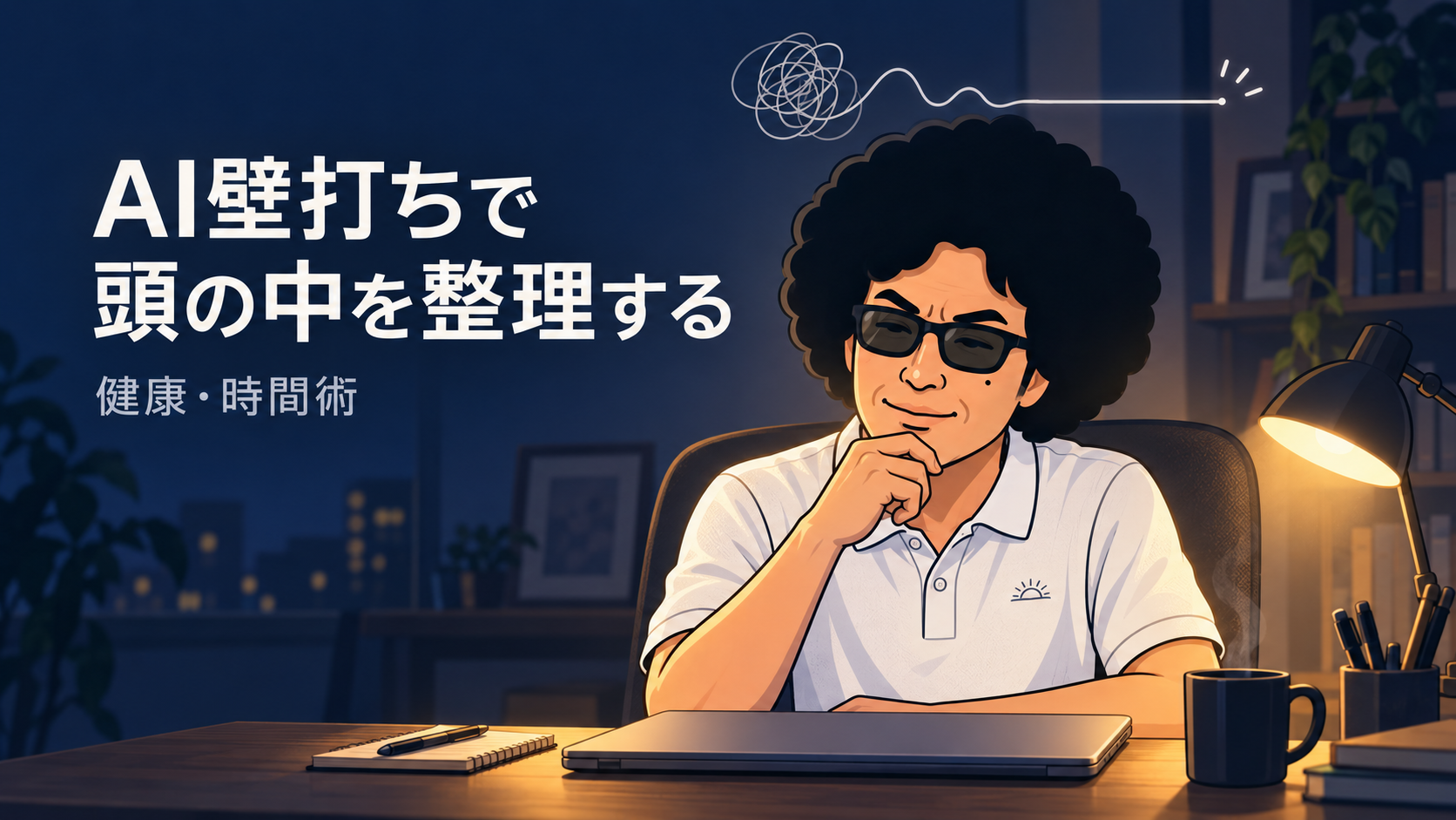 頭の中がごちゃごちゃして眠れない50代に向けて、AI壁打ちのやり方を書きました。効く理由はAIが賢いからではなく、説明する側の頭が動くから。使う質問は1つだけ。依存や考えなくなるリスクまで、研究データと自分の実例で正直にまとめています。
